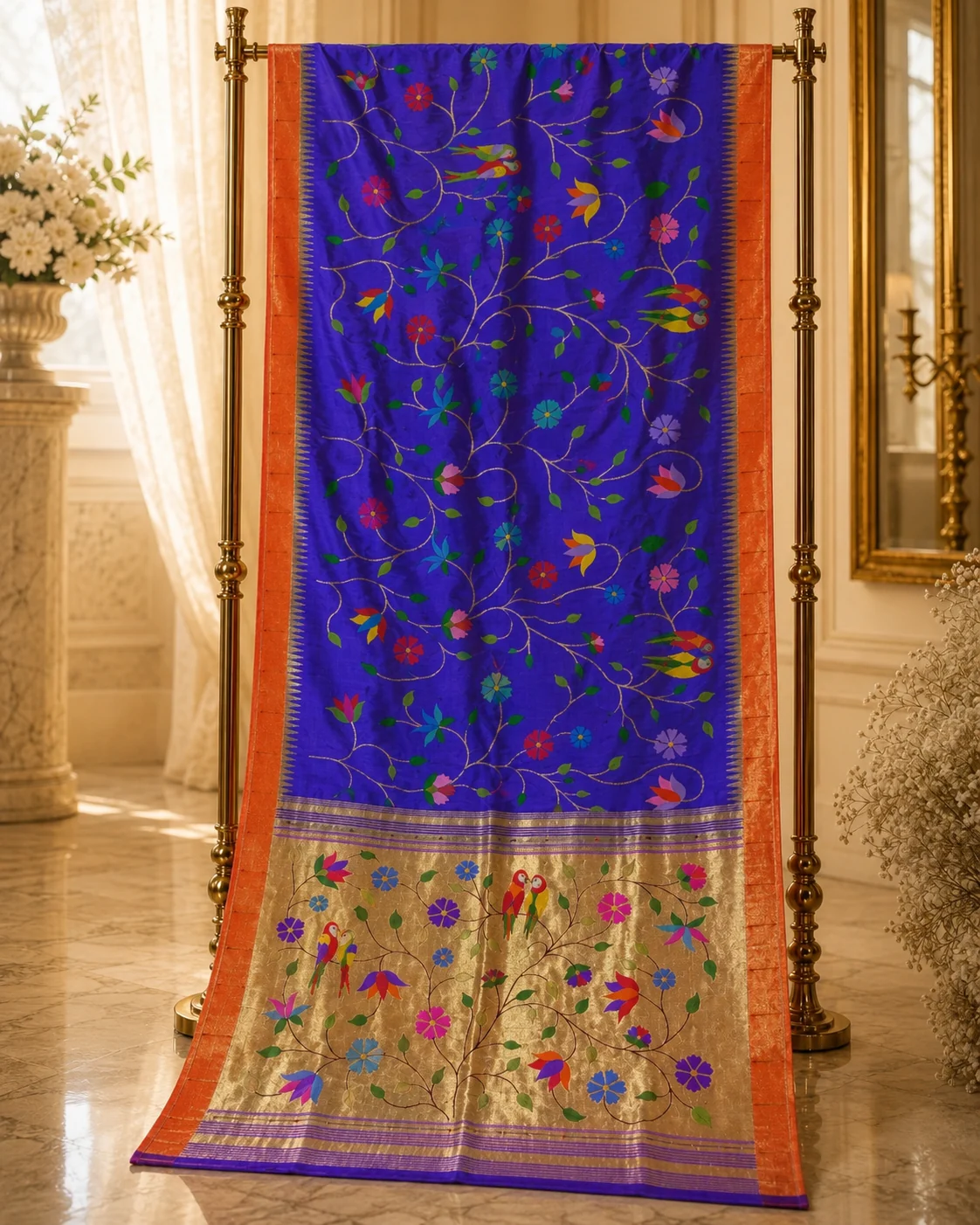 All Over Brocade Paithani (No Jari Silk By Silk) — 2026 collection image 2 of 6