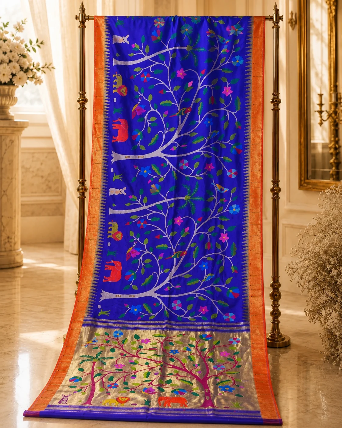 All Over Brocade Paithani (No Jari Silk By Silk) — 2026 collection image 3 of 6