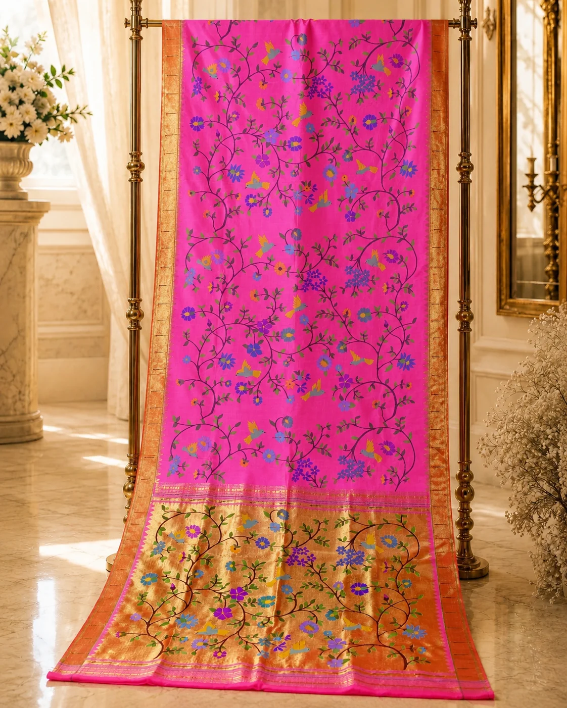 All Over Brocade Paithani (No Jari Silk By Silk) — 2026 collection image 4 of 6