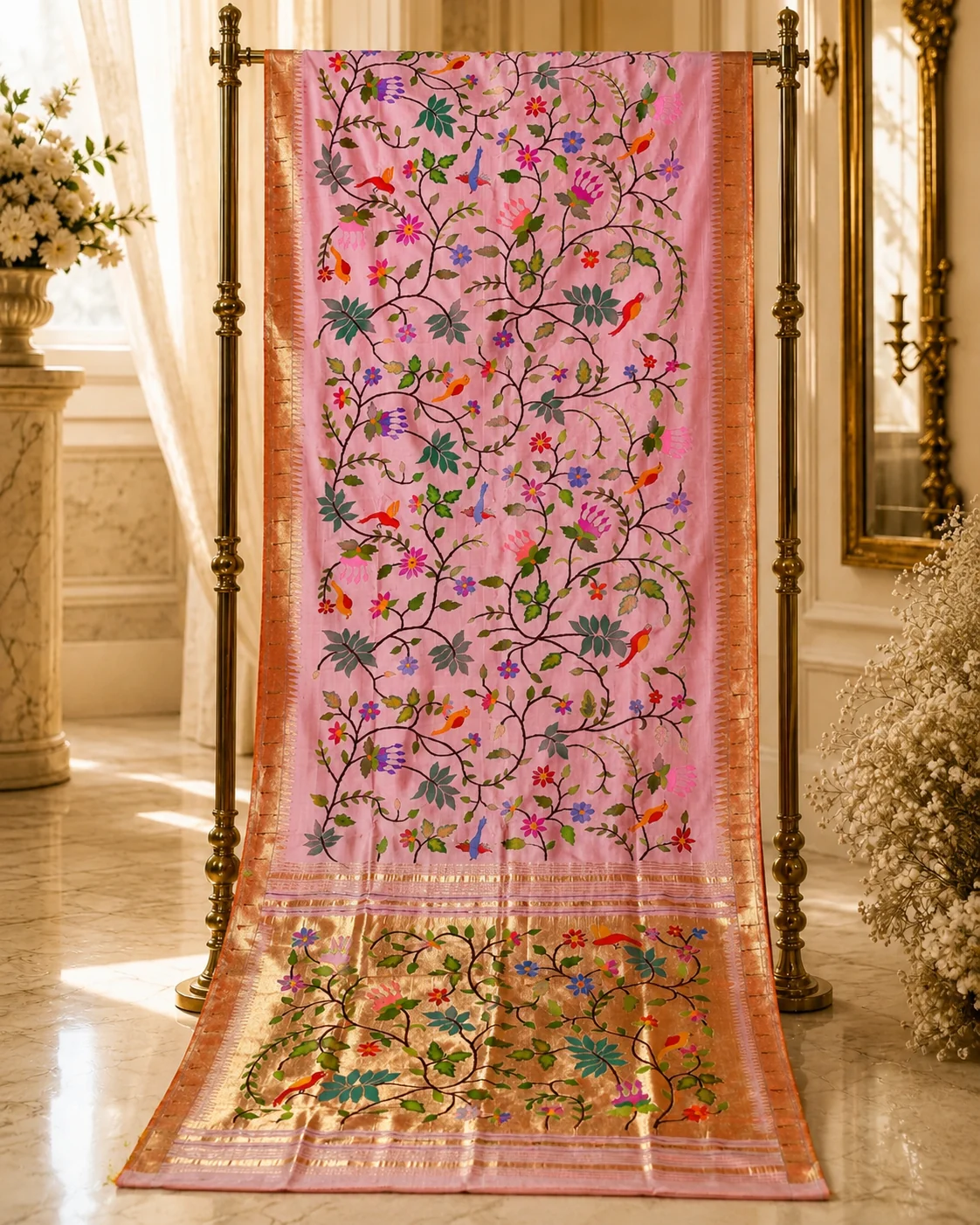 All Over Brocade Paithani (No Jari Silk By Silk) — 2026 collection image 5 of 6