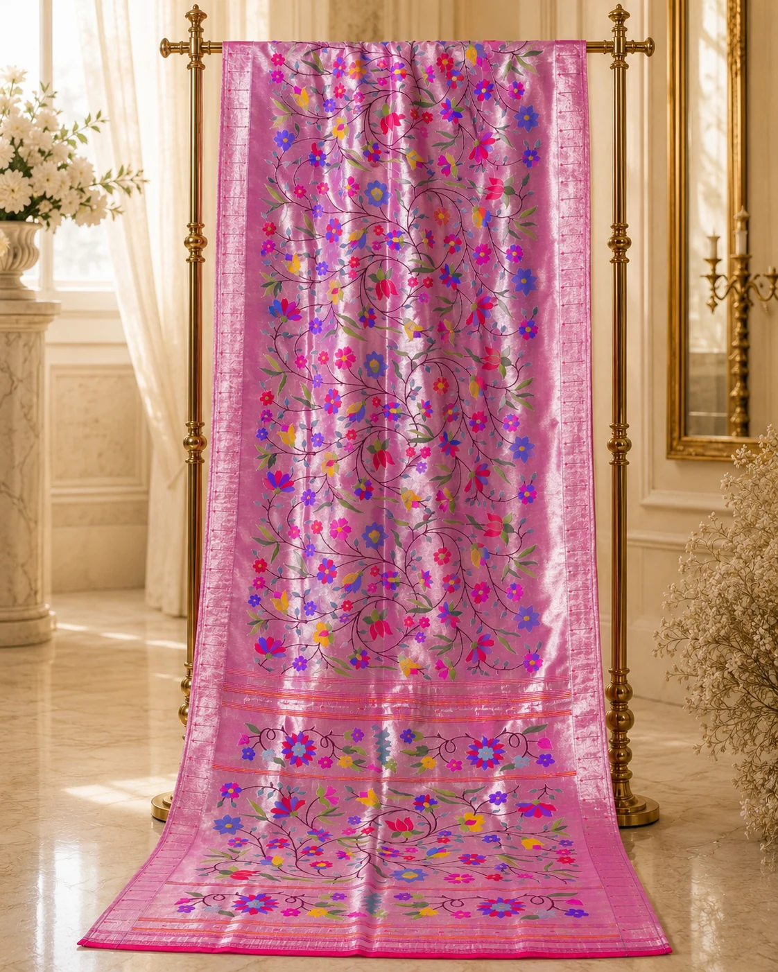 All Over Brocade Paithani (Silk By Jari) — 2026 collection image 2 of 9