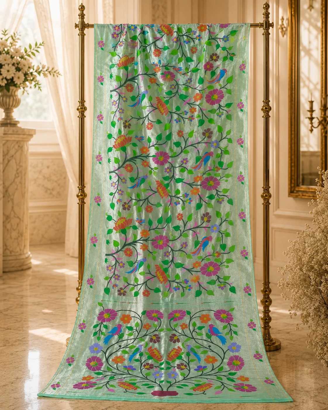 All Over Brocade Paithani (Silk By Jari) — 2026 collection image 9 of 9