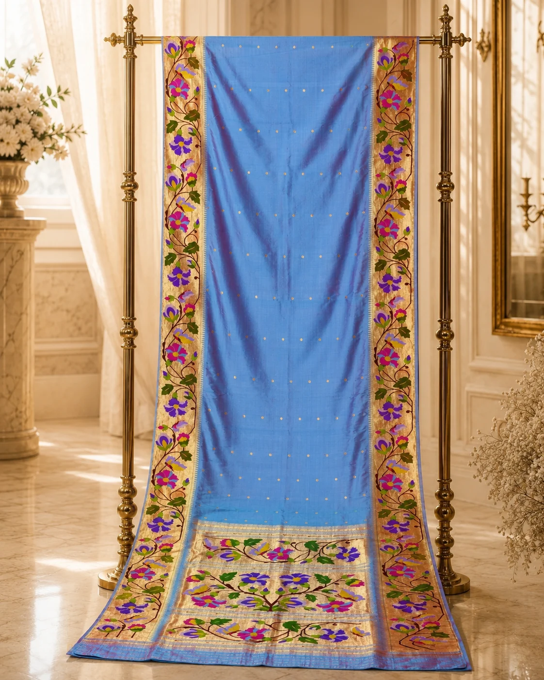 Brocade Border Paithani — 2026 collection image 3 of 10