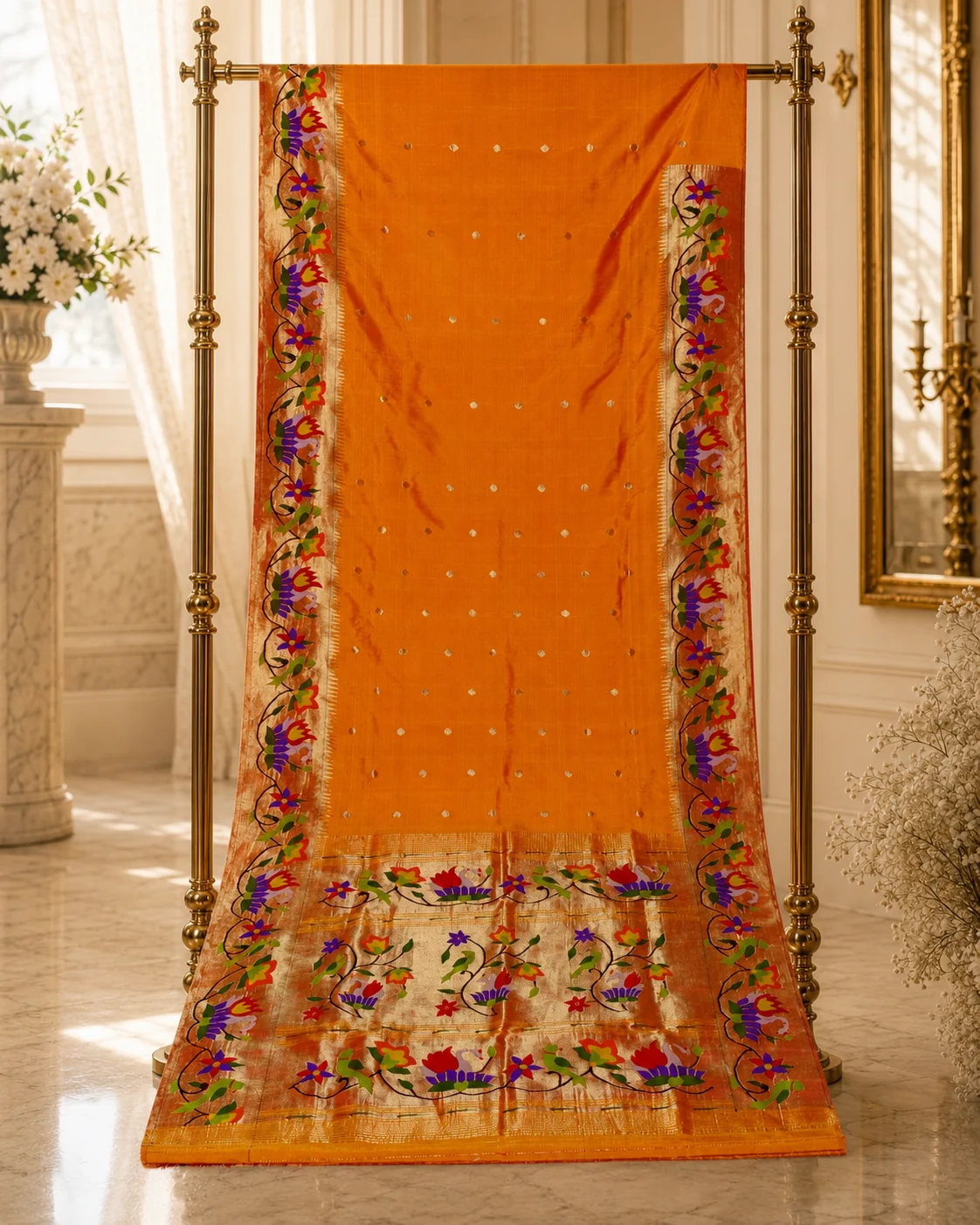 Brocade Border Paithani — 2026 collection image 4 of 10