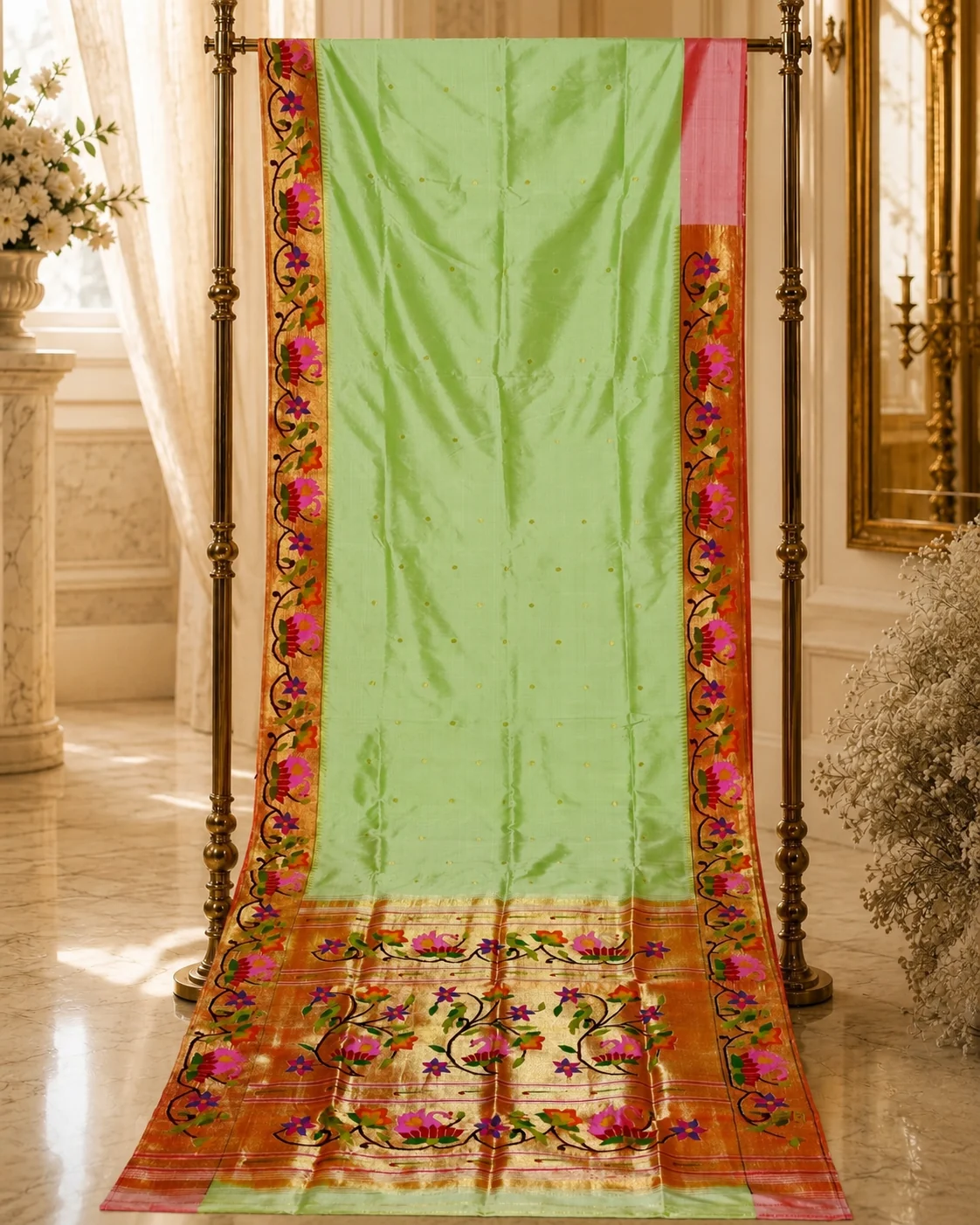Brocade Border Paithani — 2026 collection image 5 of 10