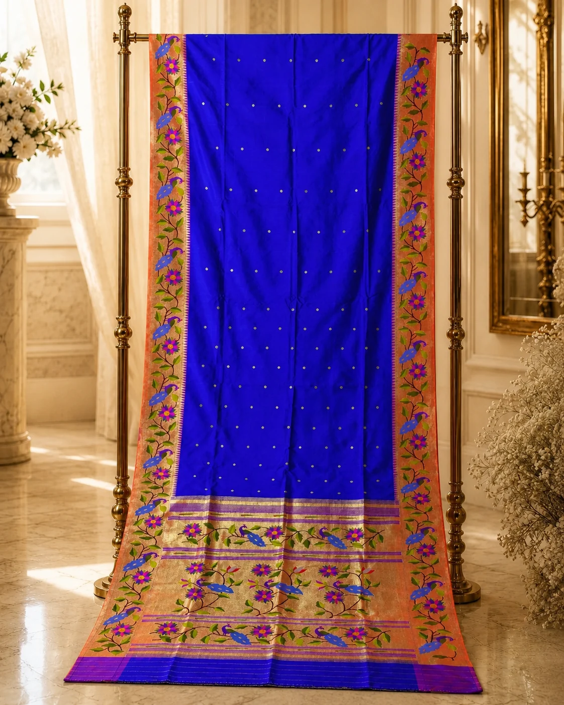 Brocade Border Paithani — 2026 collection image 7 of 10