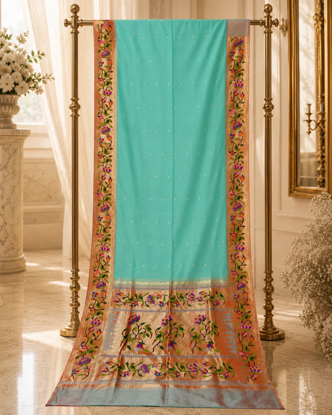 Brocade Border Paithani — 2026 collection image 8 of 10