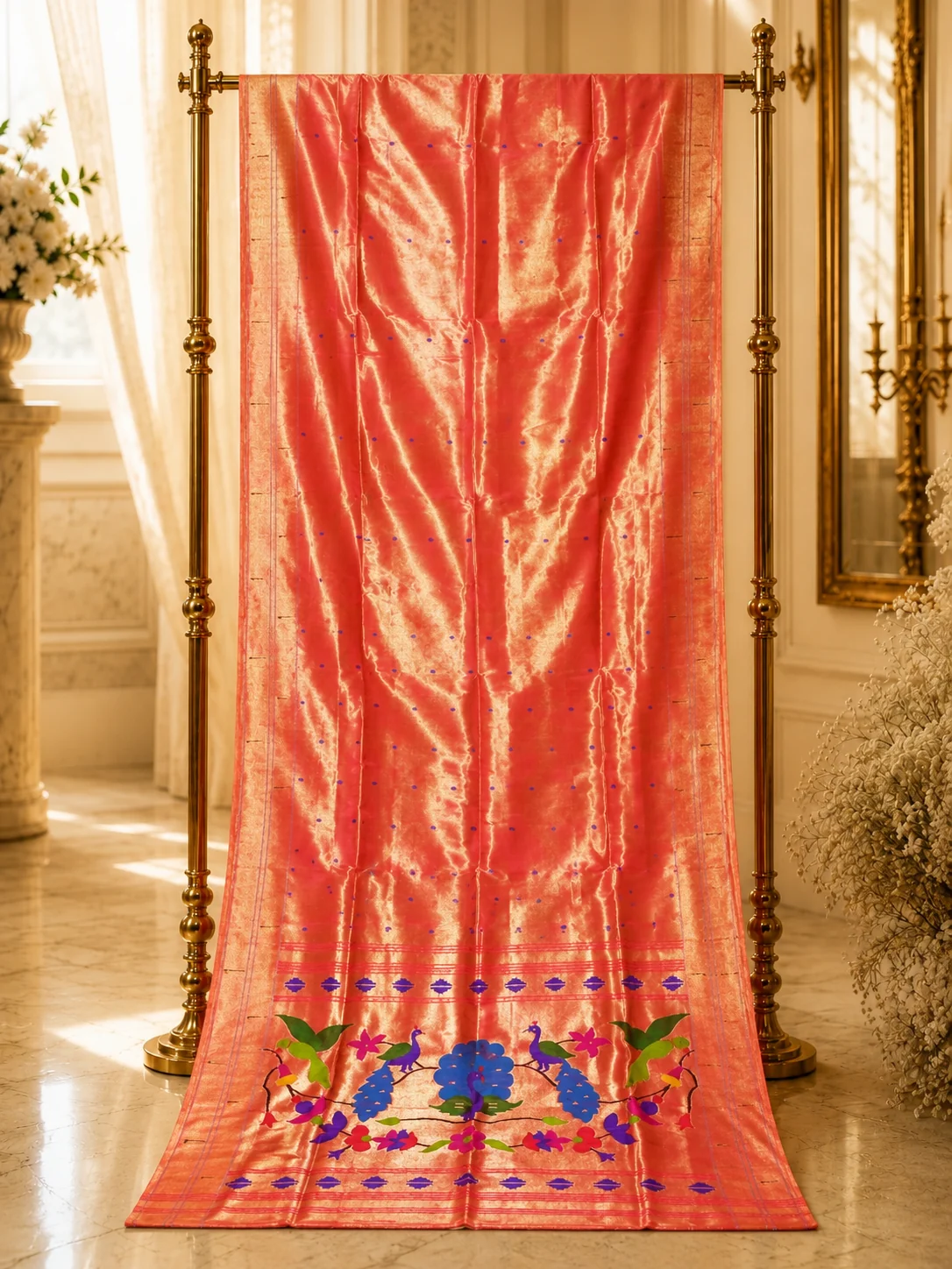 Double Munia Jari Paithani — 2026 collection image 2 of 2