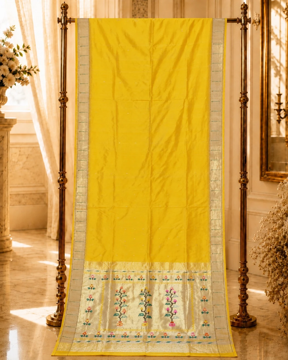 Jari Munia Border Paithani — 2026 collection image 1 of 10