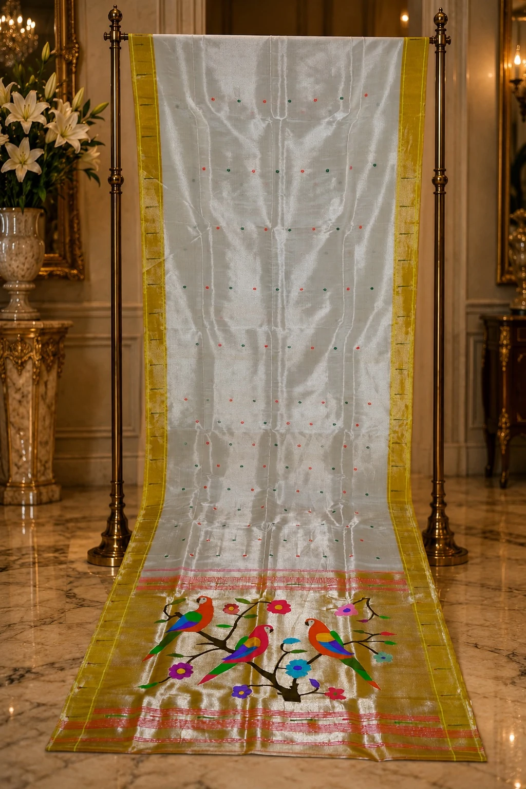 Tissue Munia Paithani — 2026 collection image 4 of 9