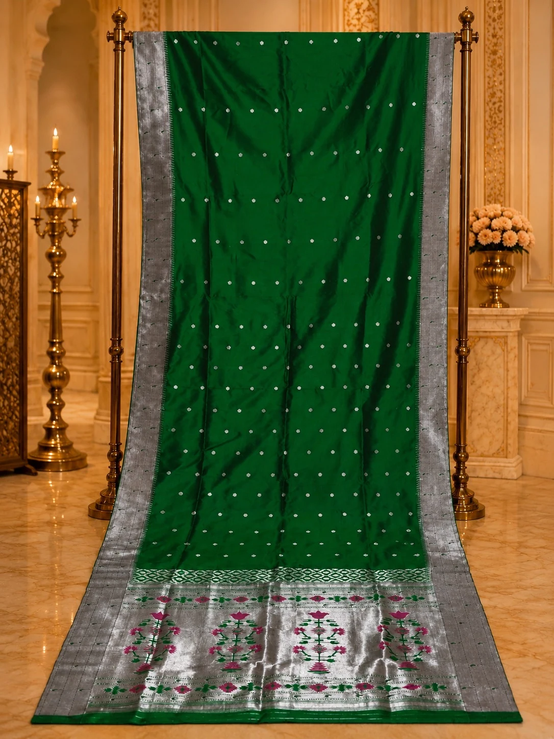 Tripal Munia Paithani — 2026 collection image 1 of 10