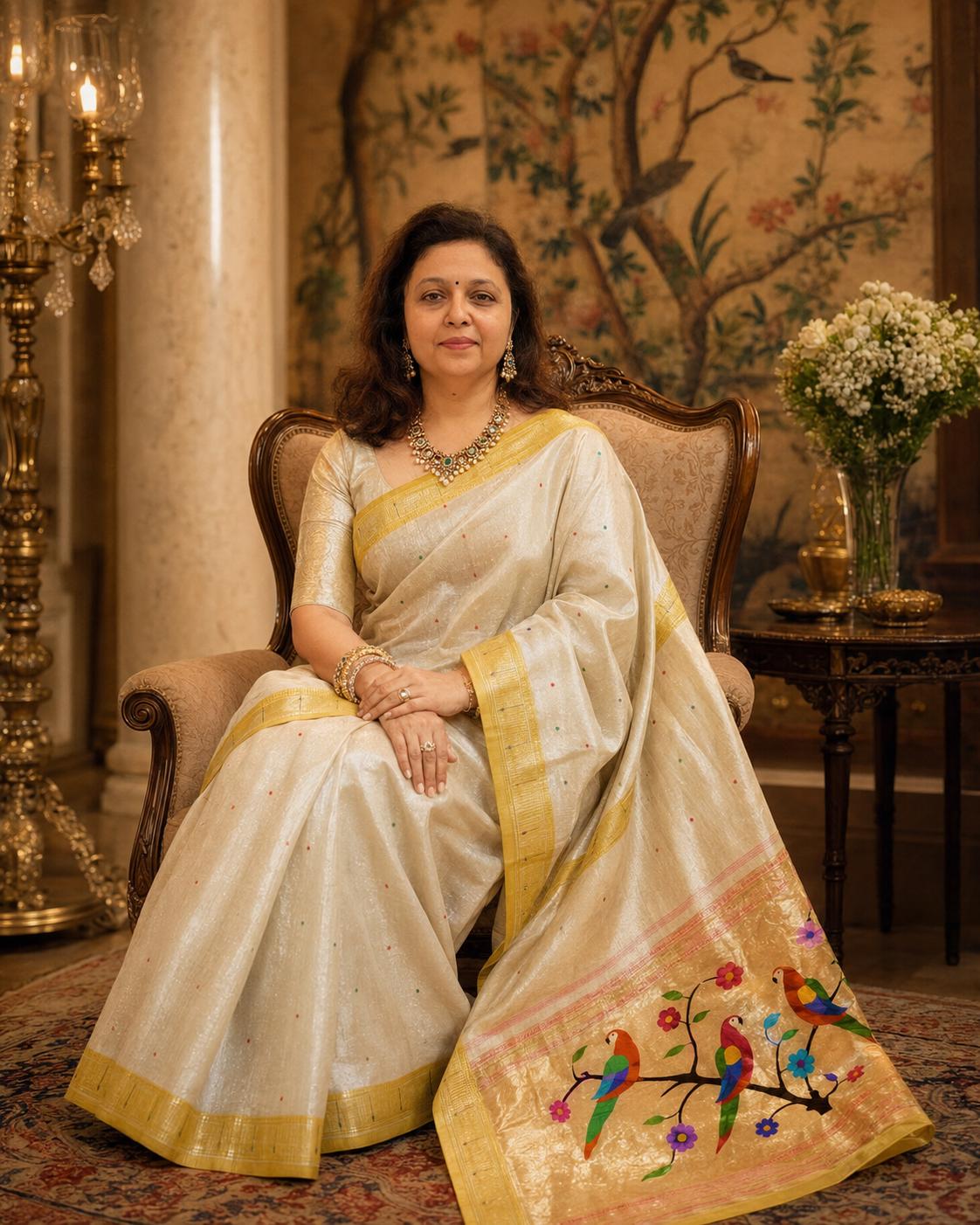 Shweta Bobde, Founder & Curator of Kulswamini Paithani